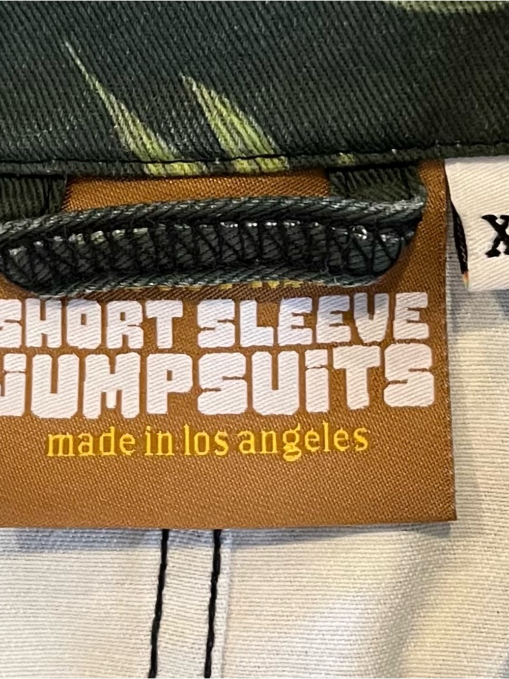 Big Bud Press Green Cookbook Short Sleeve Jumpsuit Size XS - Picture 3 of 8